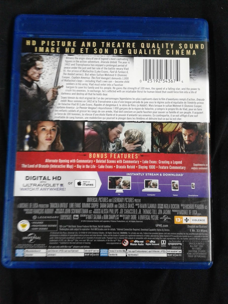 Blu ray Dracula inédit