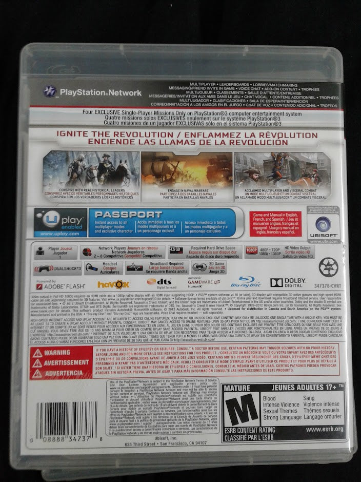 PS3 Assassin's creed III