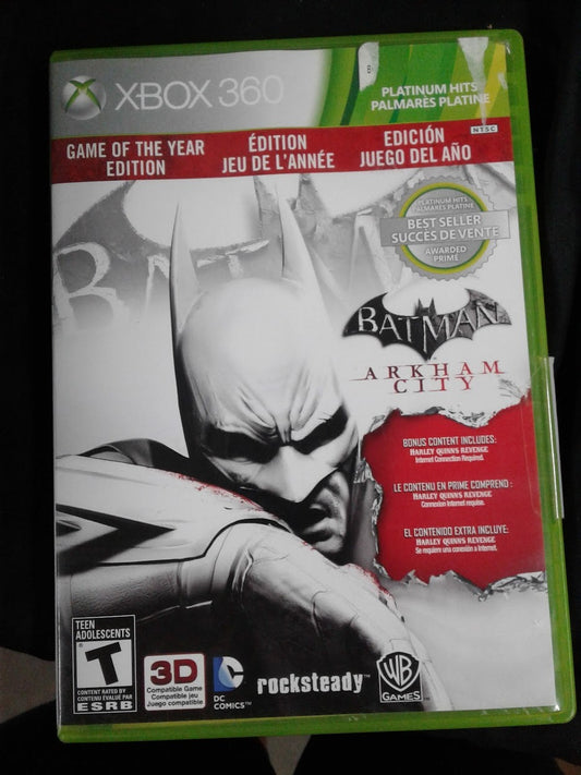 Xbox 360 Batman Arkham city