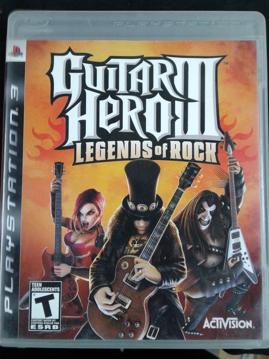 PS3 Guitar hero III Legends of rock