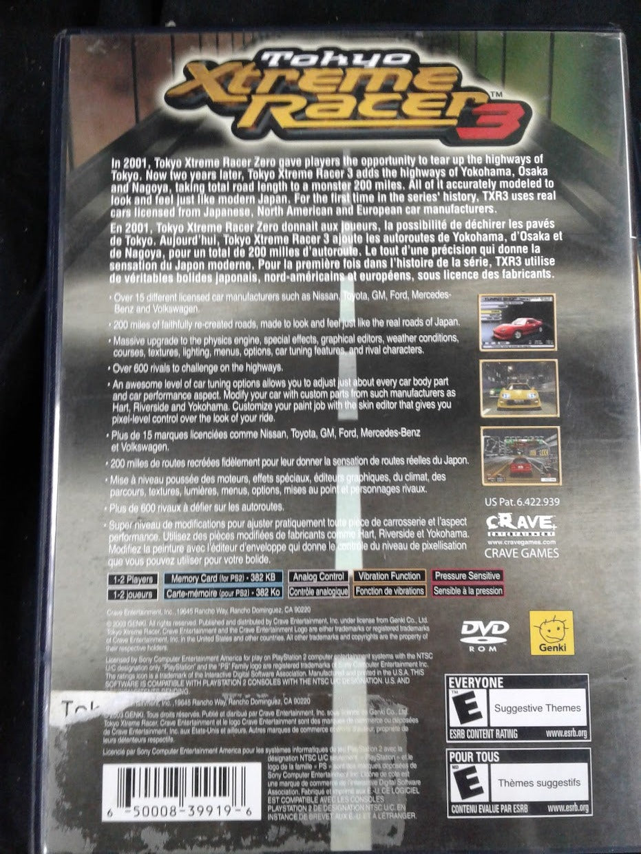 PS2 Tokyo Xtreme racer 3
