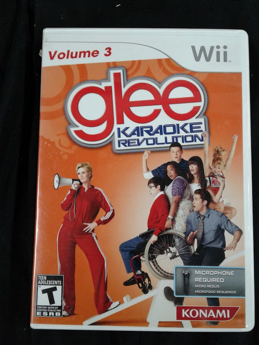 Wii Glee karaoke revolution volume 3