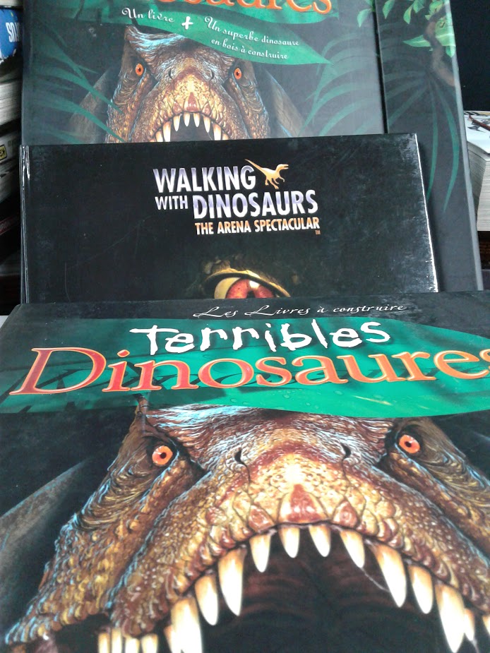 Les livres à construire Terribles dinosaures