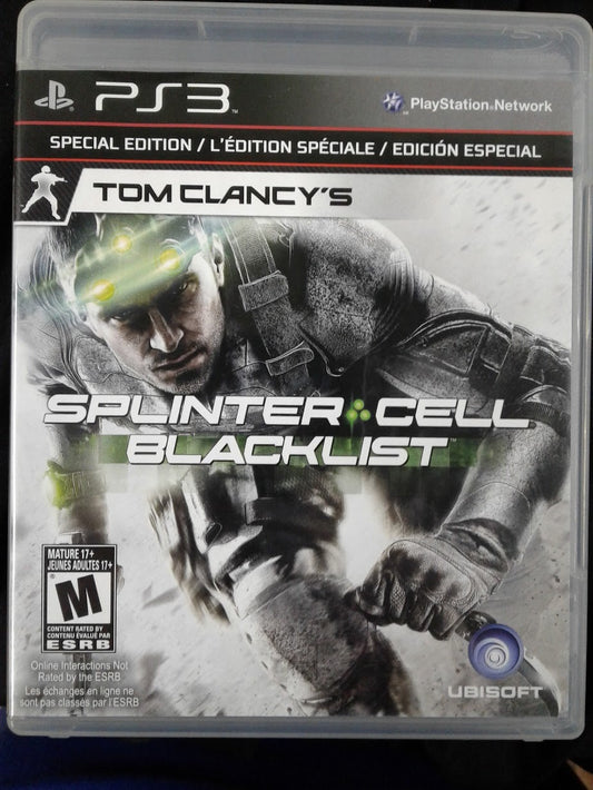 PS3 Splinter cell blacklist