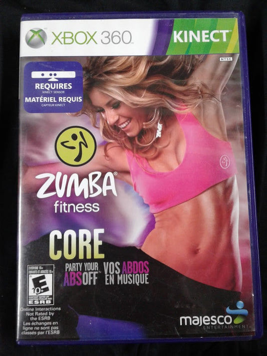 Xbox 360 Zumba fitness