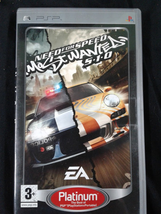 PSP Need for speed most wanted 5-1-0