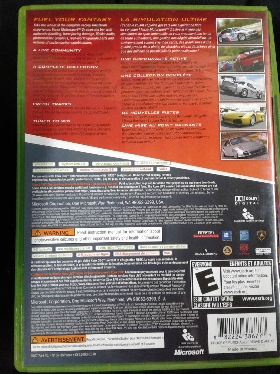 XBox 360 Forza2 Motorsport