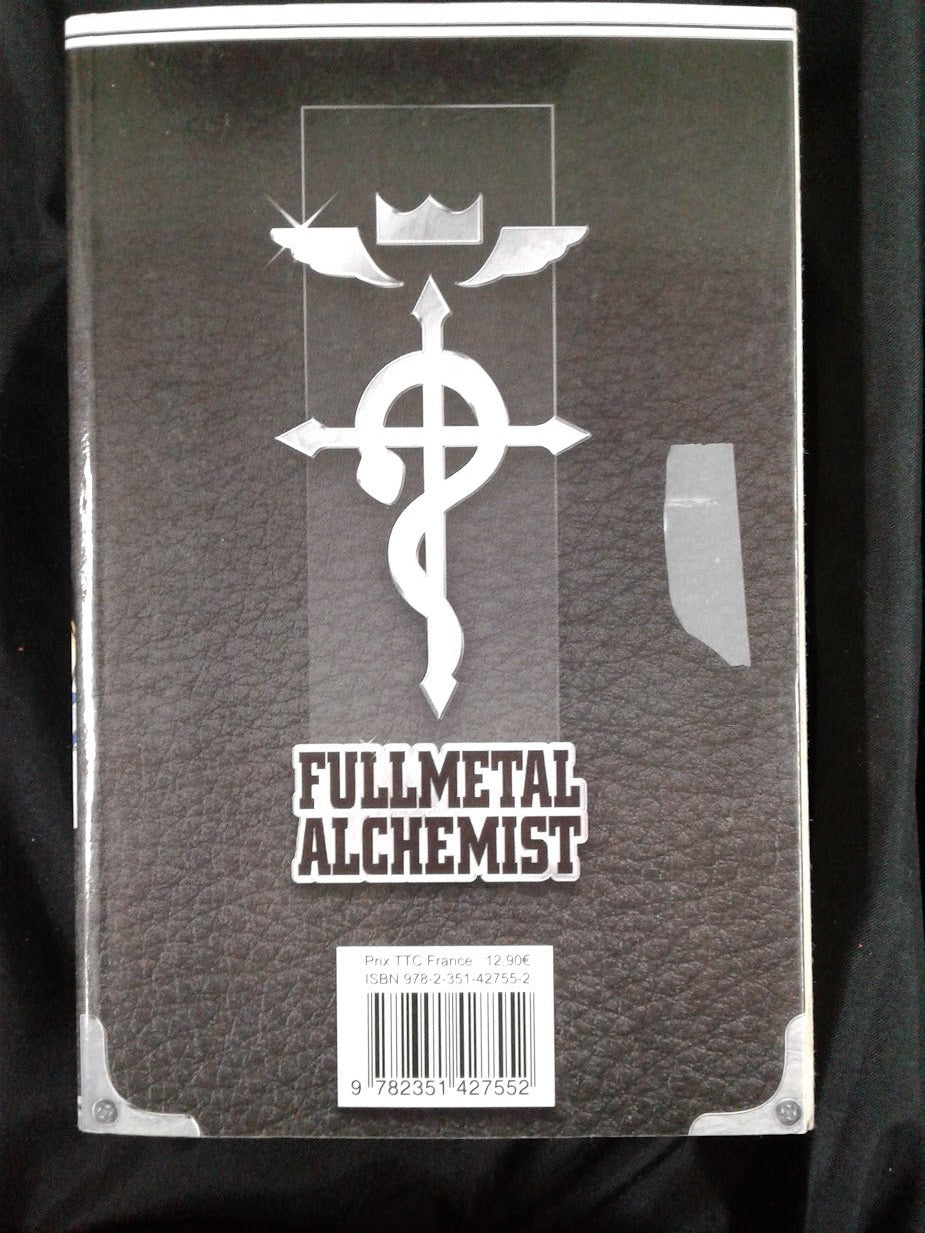 Manga Fullmetal alchemist tome 1-2-3