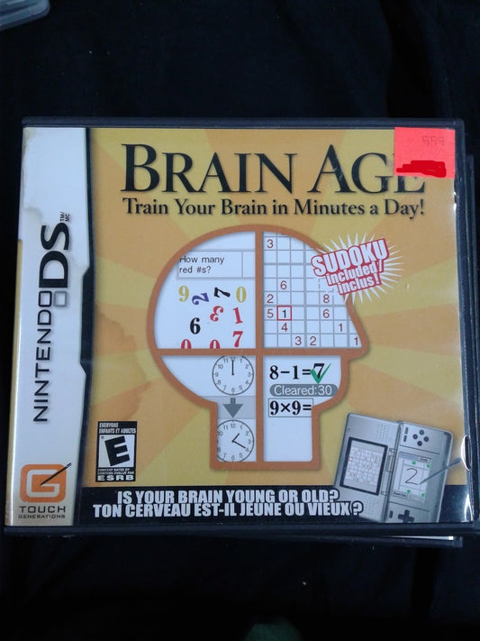 Nintendo DS Brain age