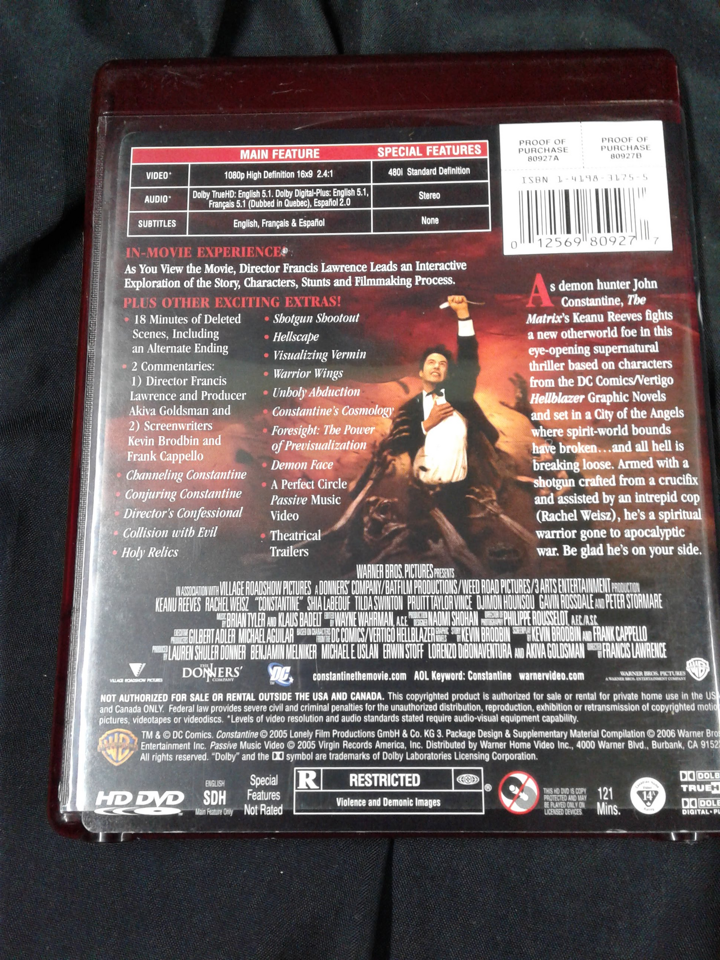 DVD Constantine