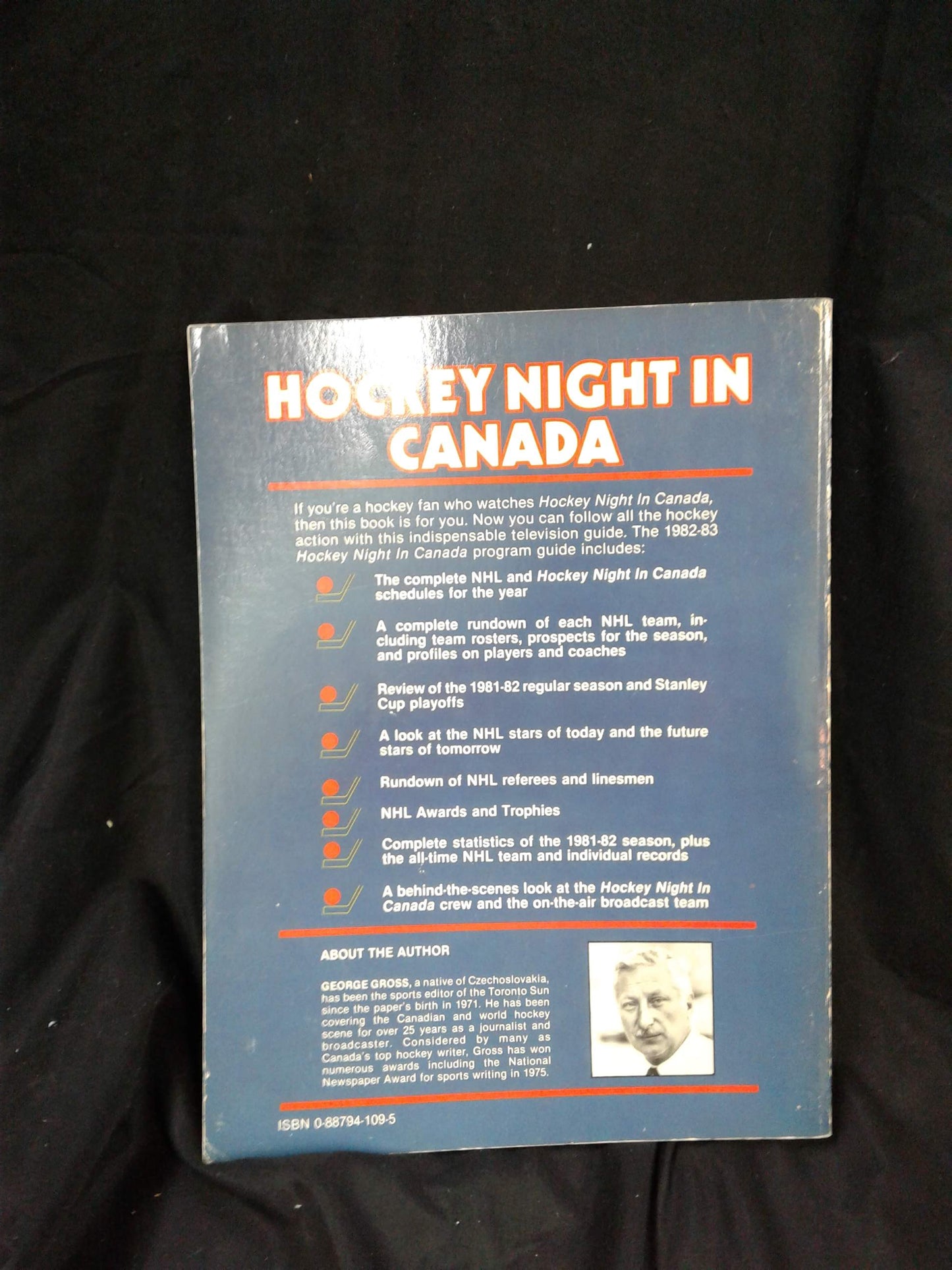 Hockey night in Canada The 1982--83 season by George Gross