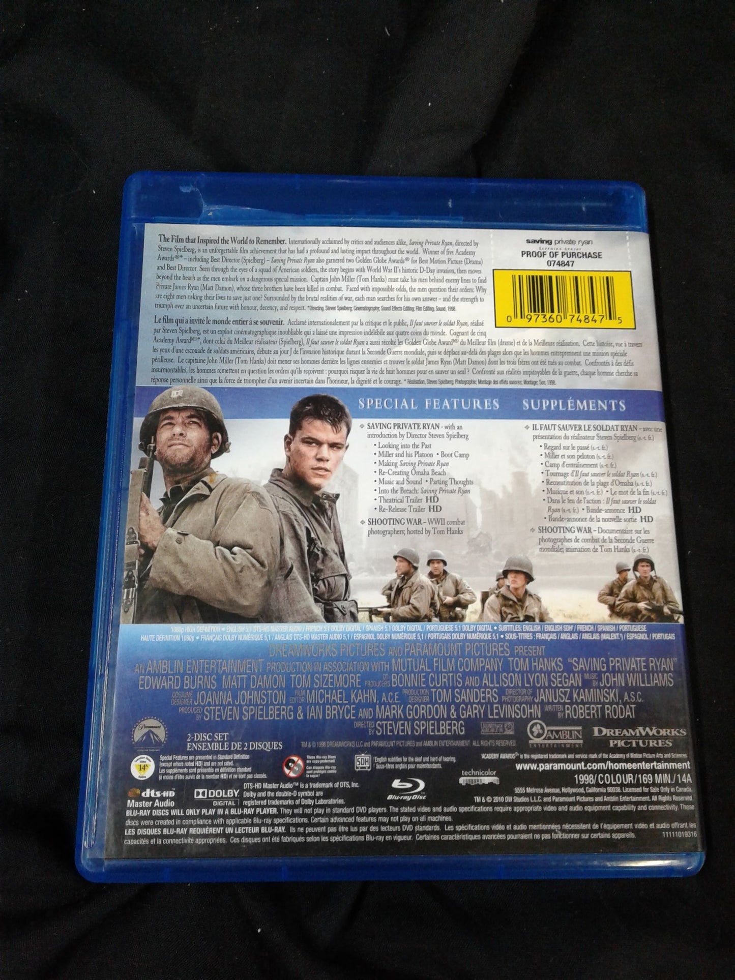 Blu Ray Il faut sauver le soldat Ryan