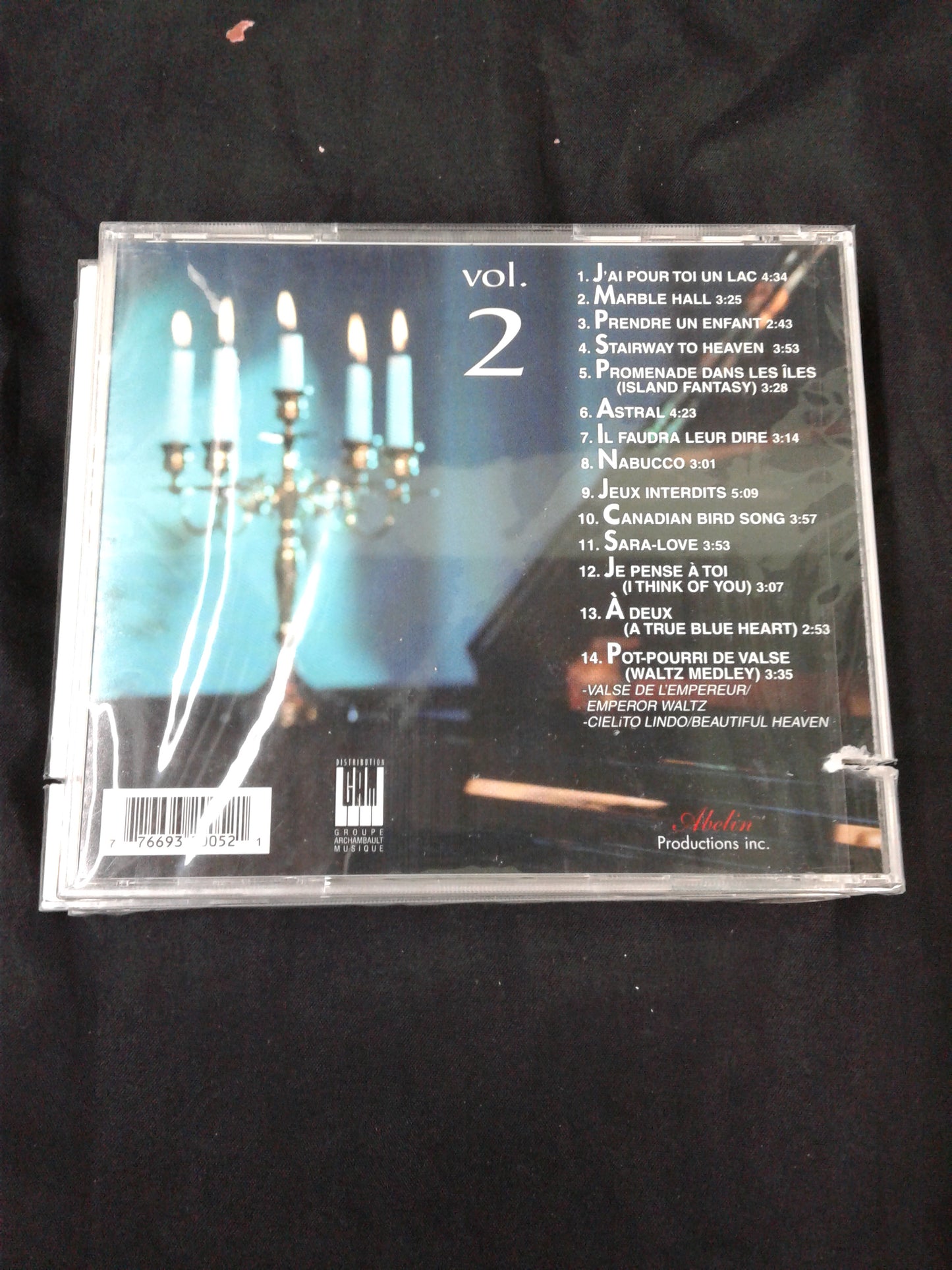 CD musique Richard Abel pour le plaisir volume 2