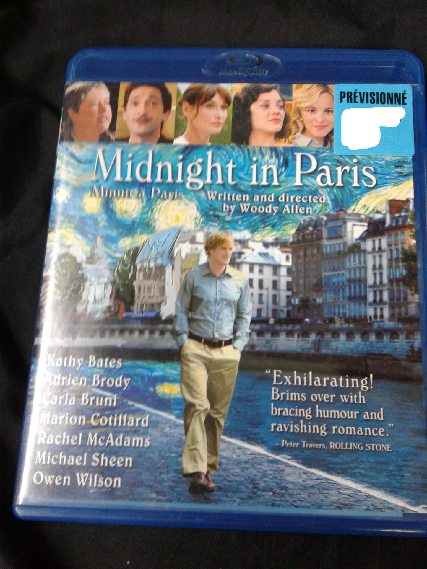 Blu ray Minuit à Paris