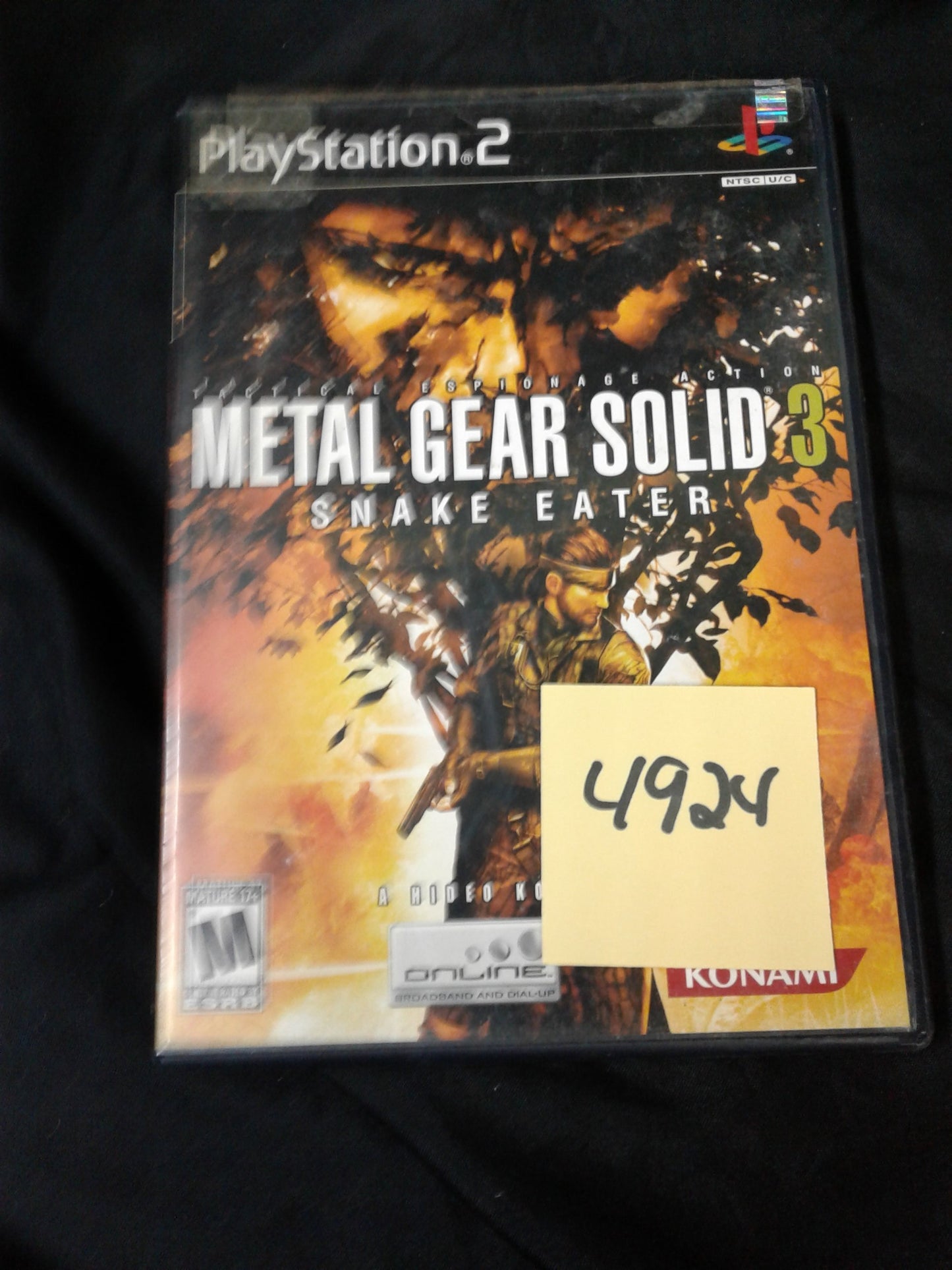 PS2 Metal Gear solid snake eater