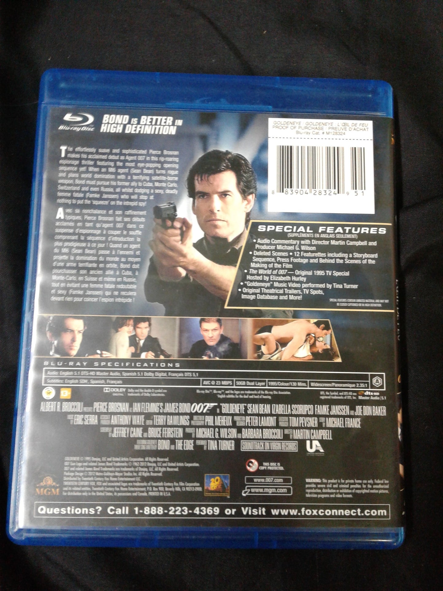 Blu ray Goldeneye 007