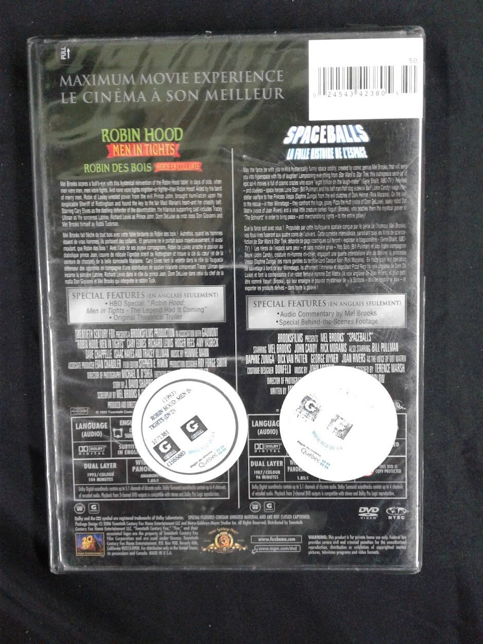 DVD double Robin des bois héros en collants / La folle histoire de l'espace