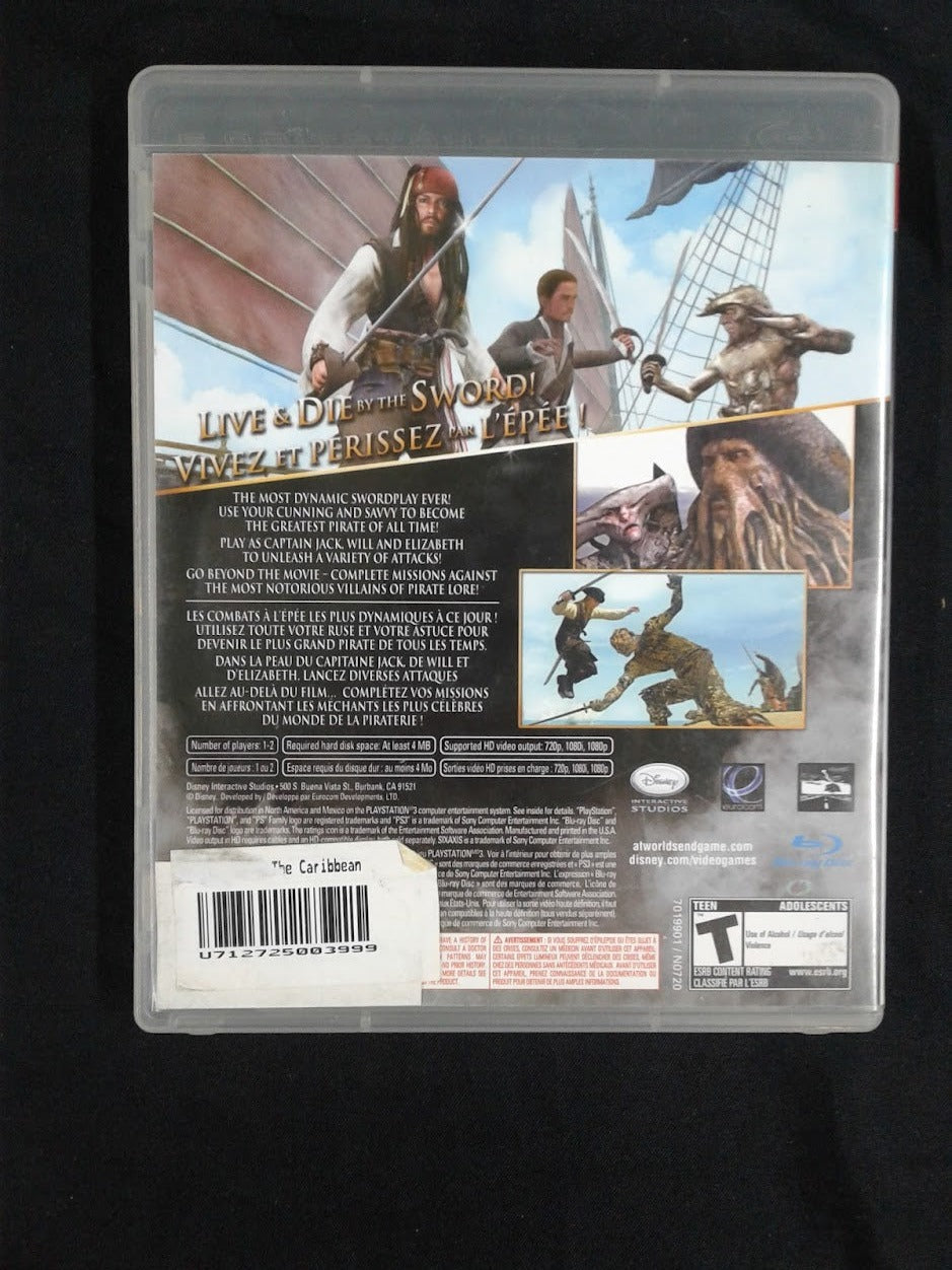 PS3 Pirates des Caraïbes Jusqu'au bout du monde
