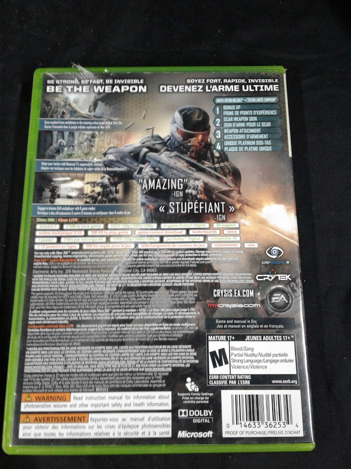 Xbox 360 Crysis 2