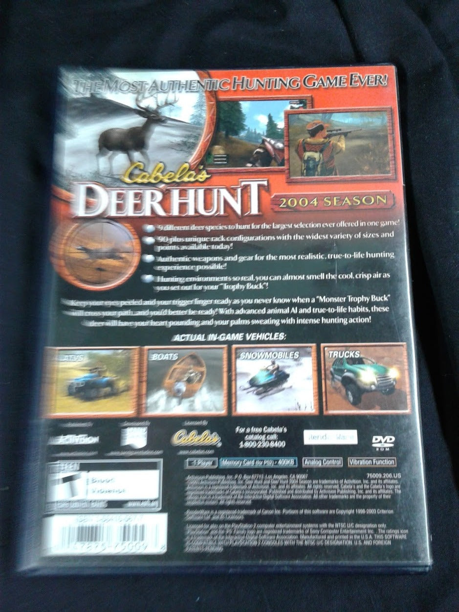 PS2 Cabela's Deer hunt 2004 season