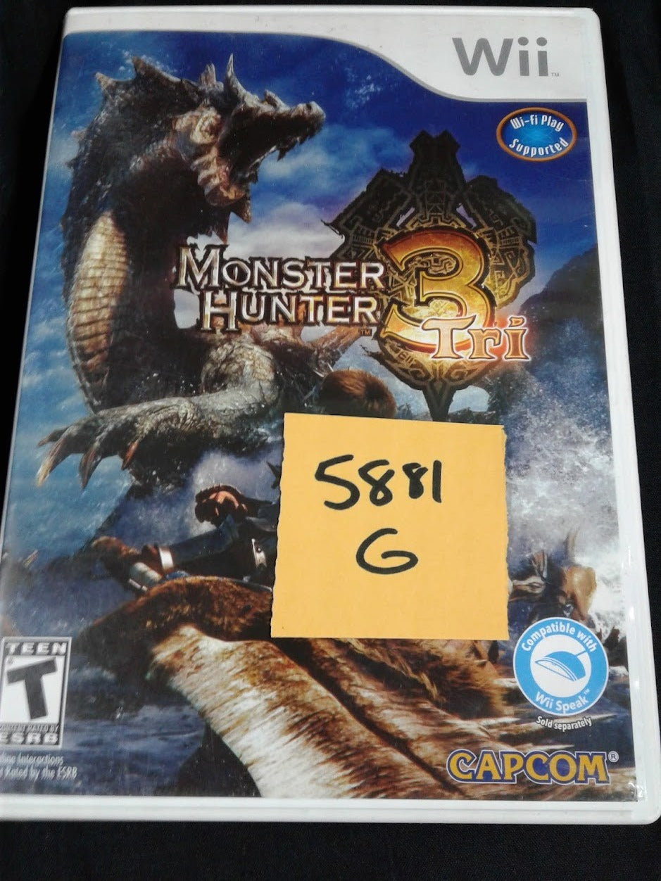 Wii Monster hunter 3 tri