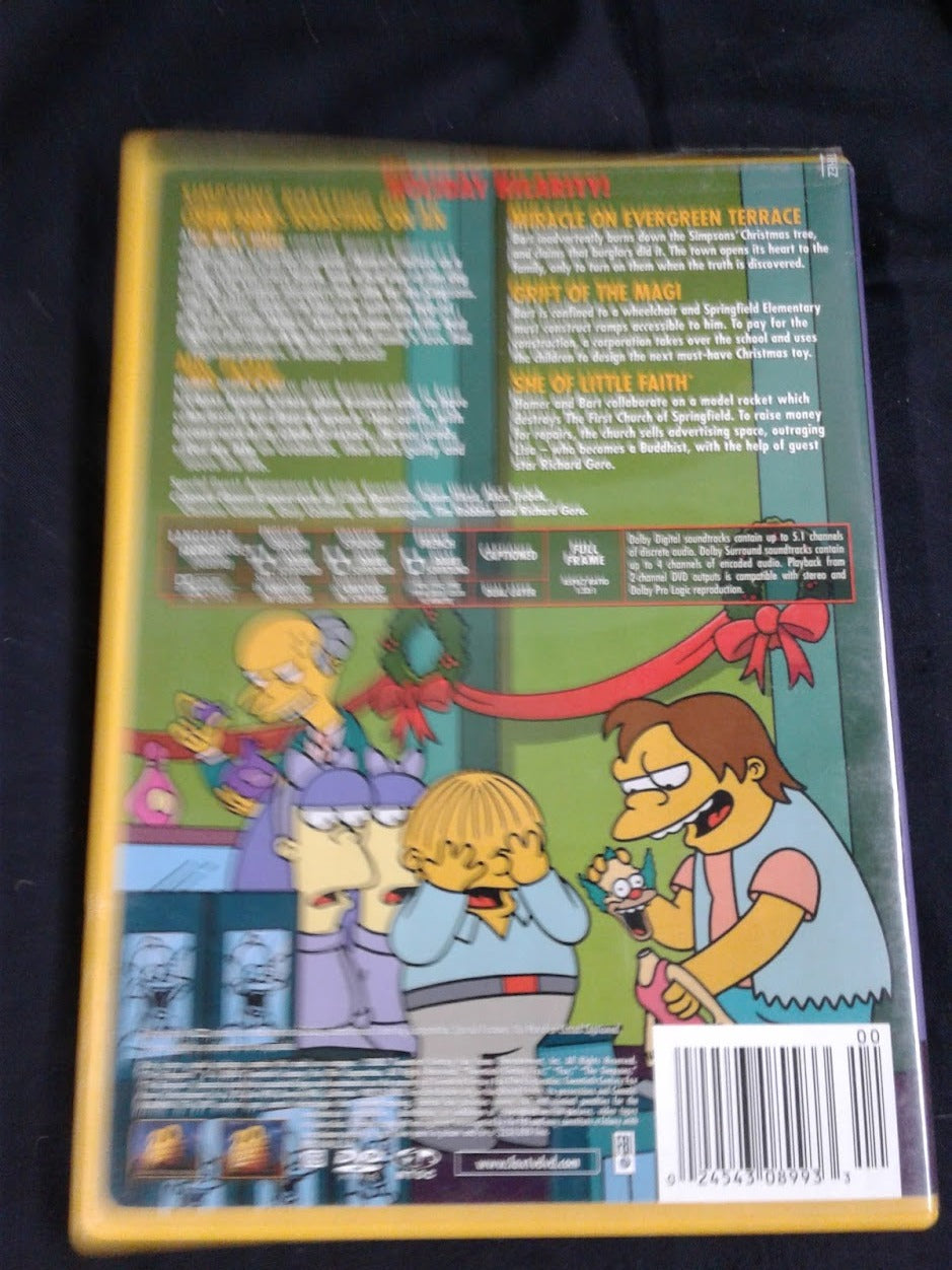 DVD Les Simpson Noël