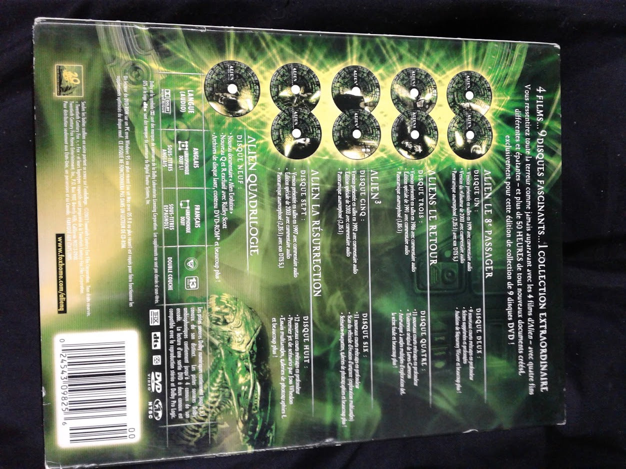 DVD Alien Quadrilogie