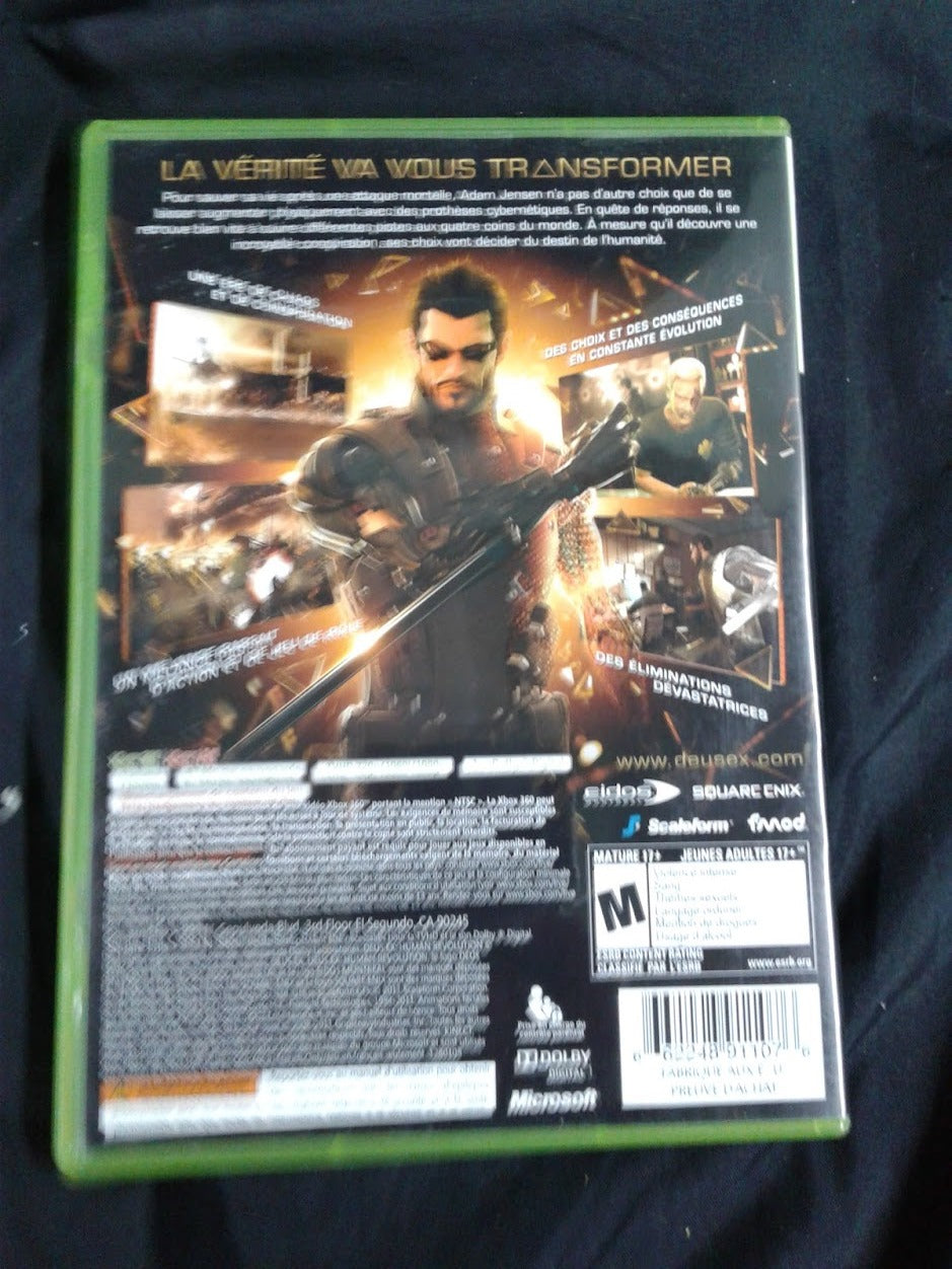 Xbox 360 Deus ex human revolution