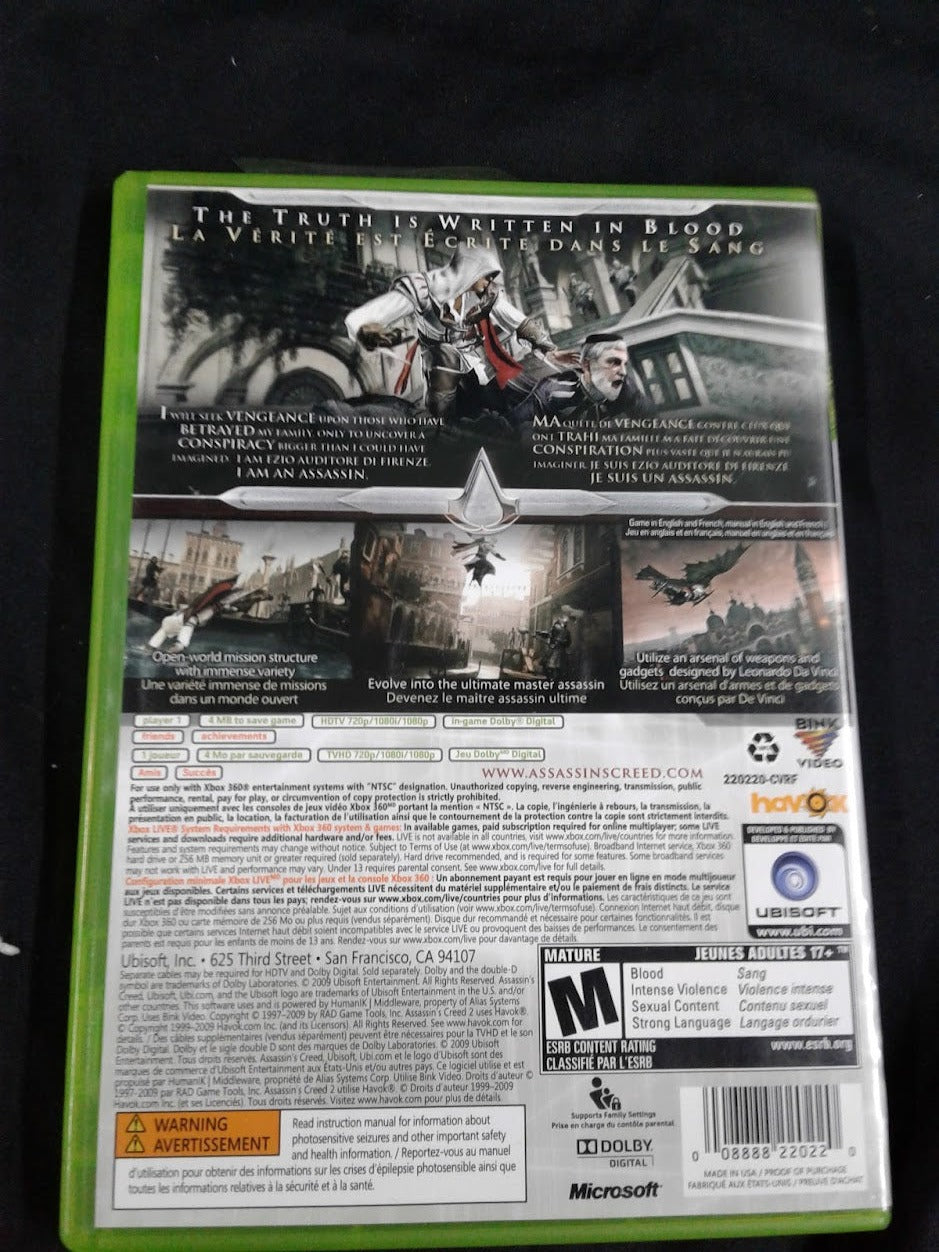 Xbox 360 Assassin's Creed 2