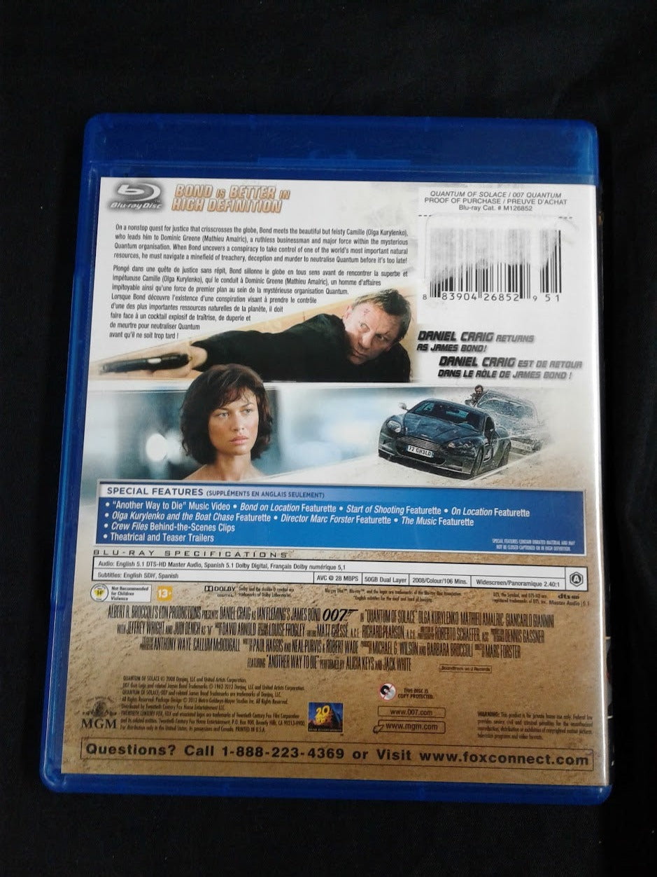 Blu ray 007 Quantum