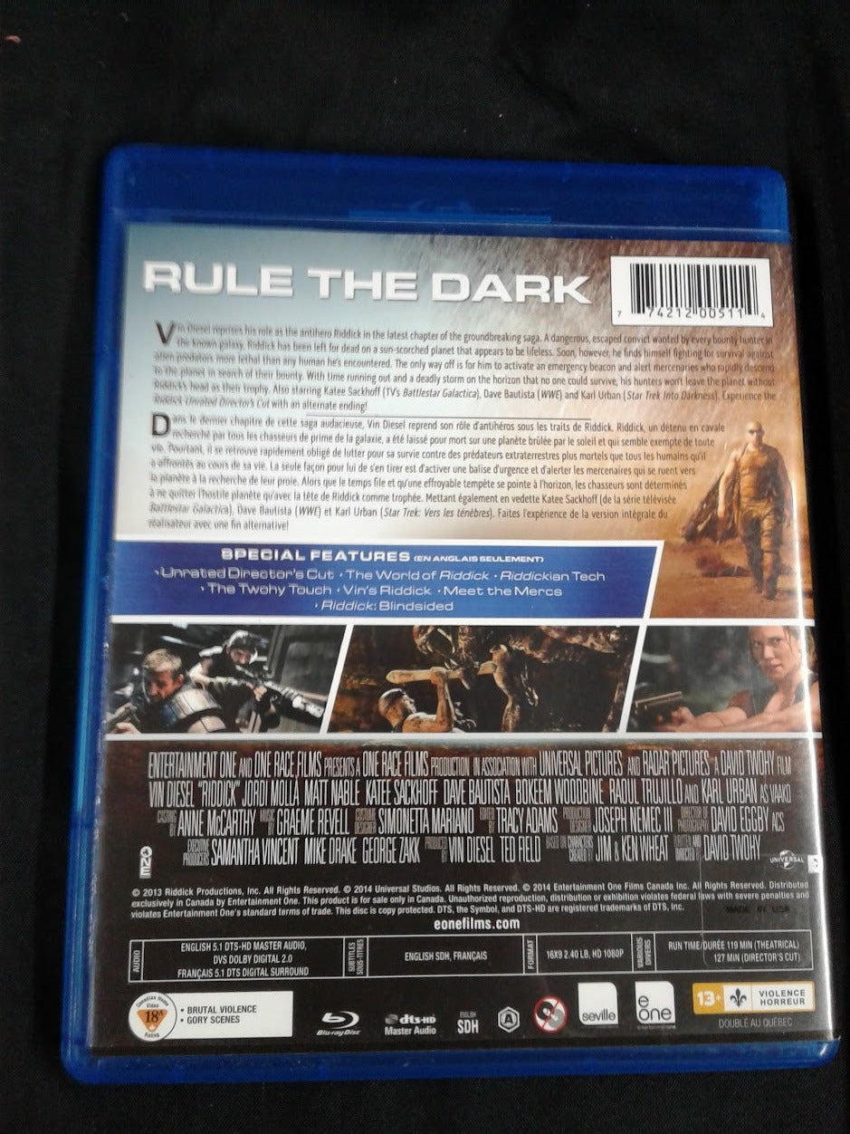 Blu ray Riddick