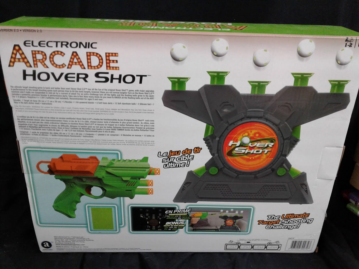 Jeu d'arcade électronique hover shot version 2.0