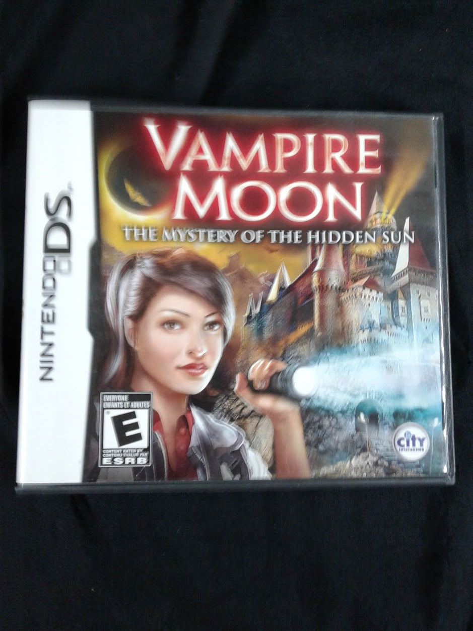DS Nintendo Vampire moon The mystery of the hidden sun