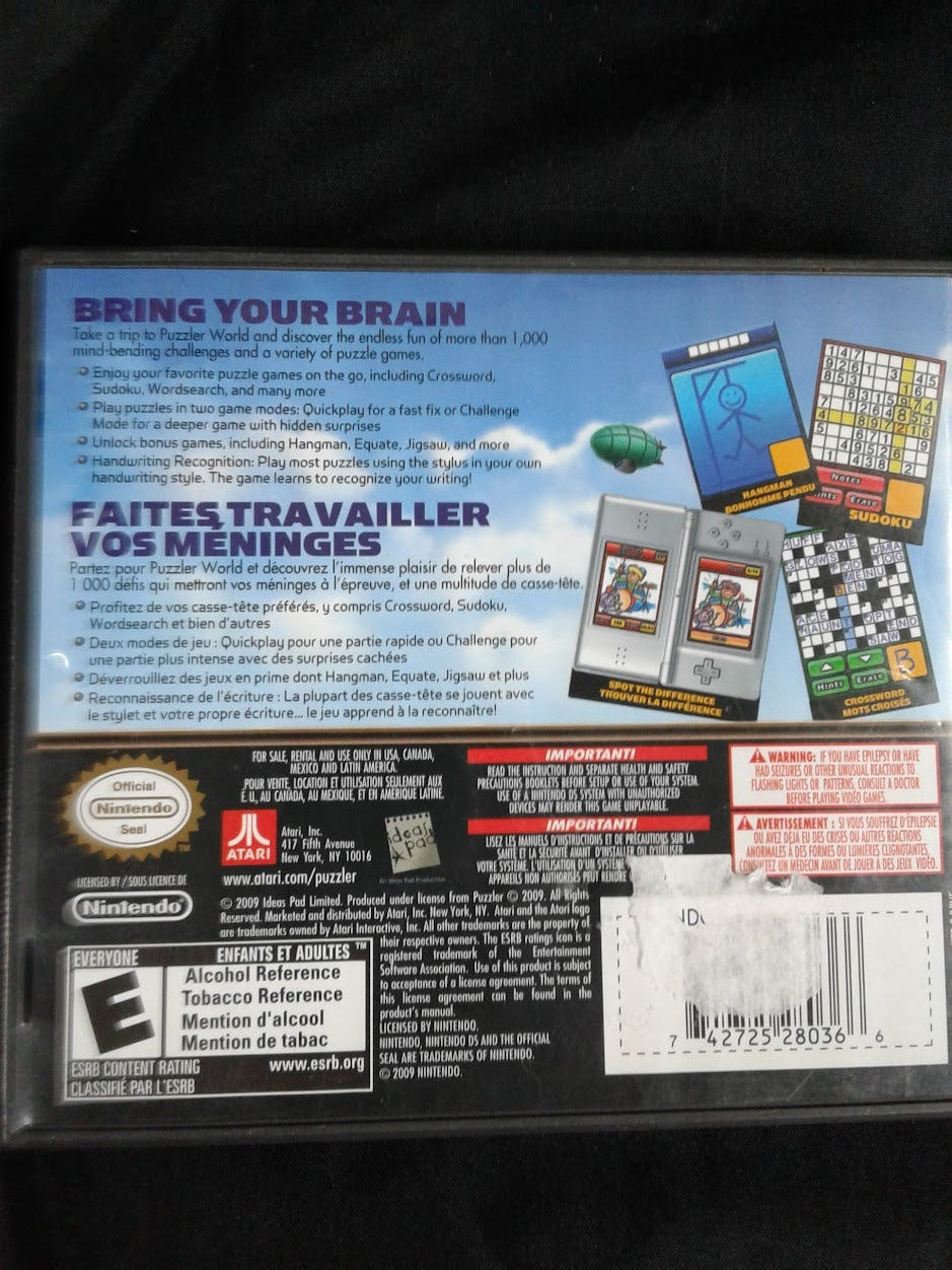 DS Nintendo Puzzler world