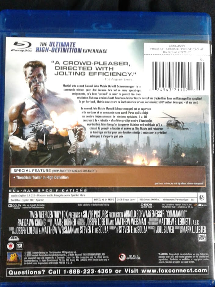 Blu ray Commando