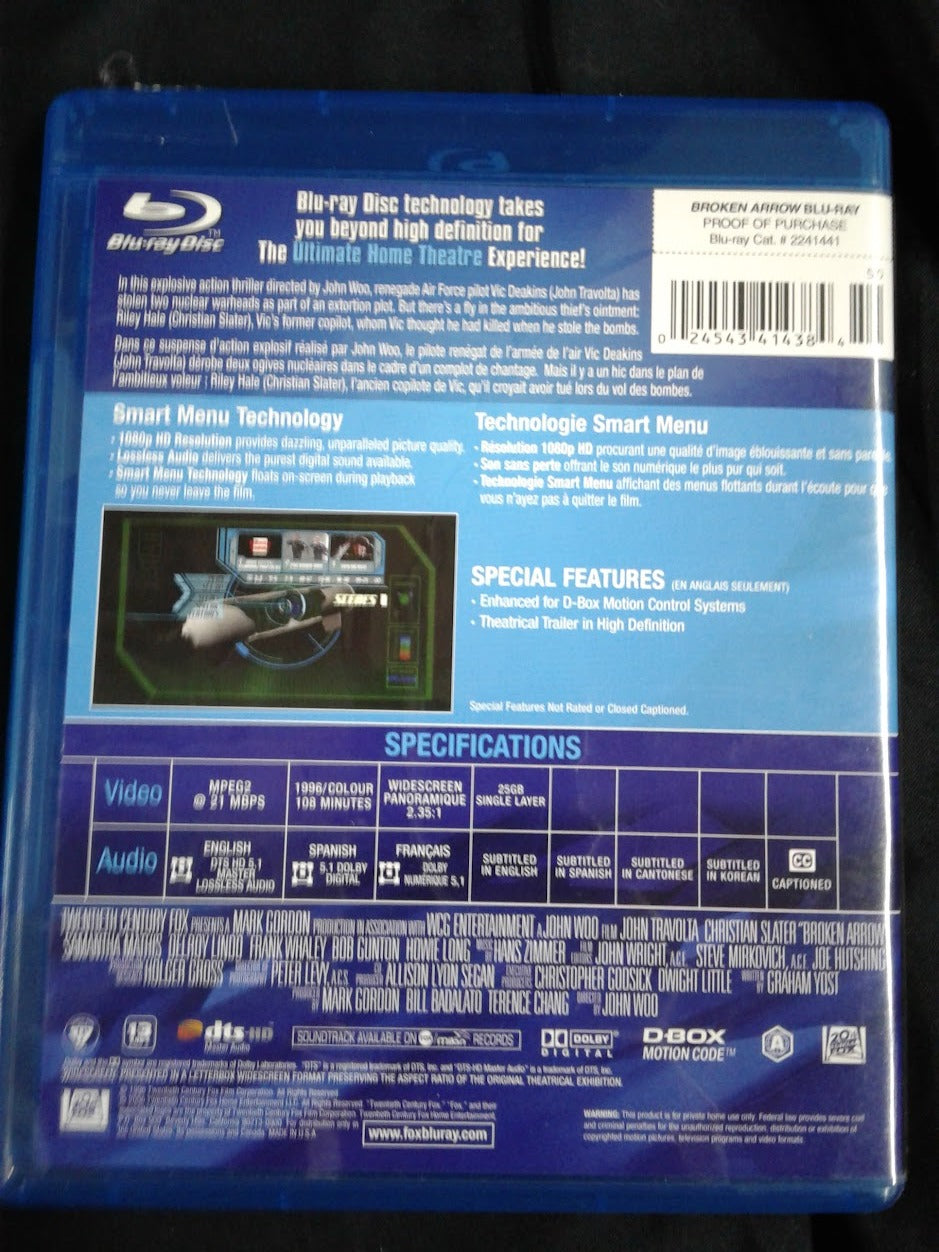 Blu ray Broken Arrow