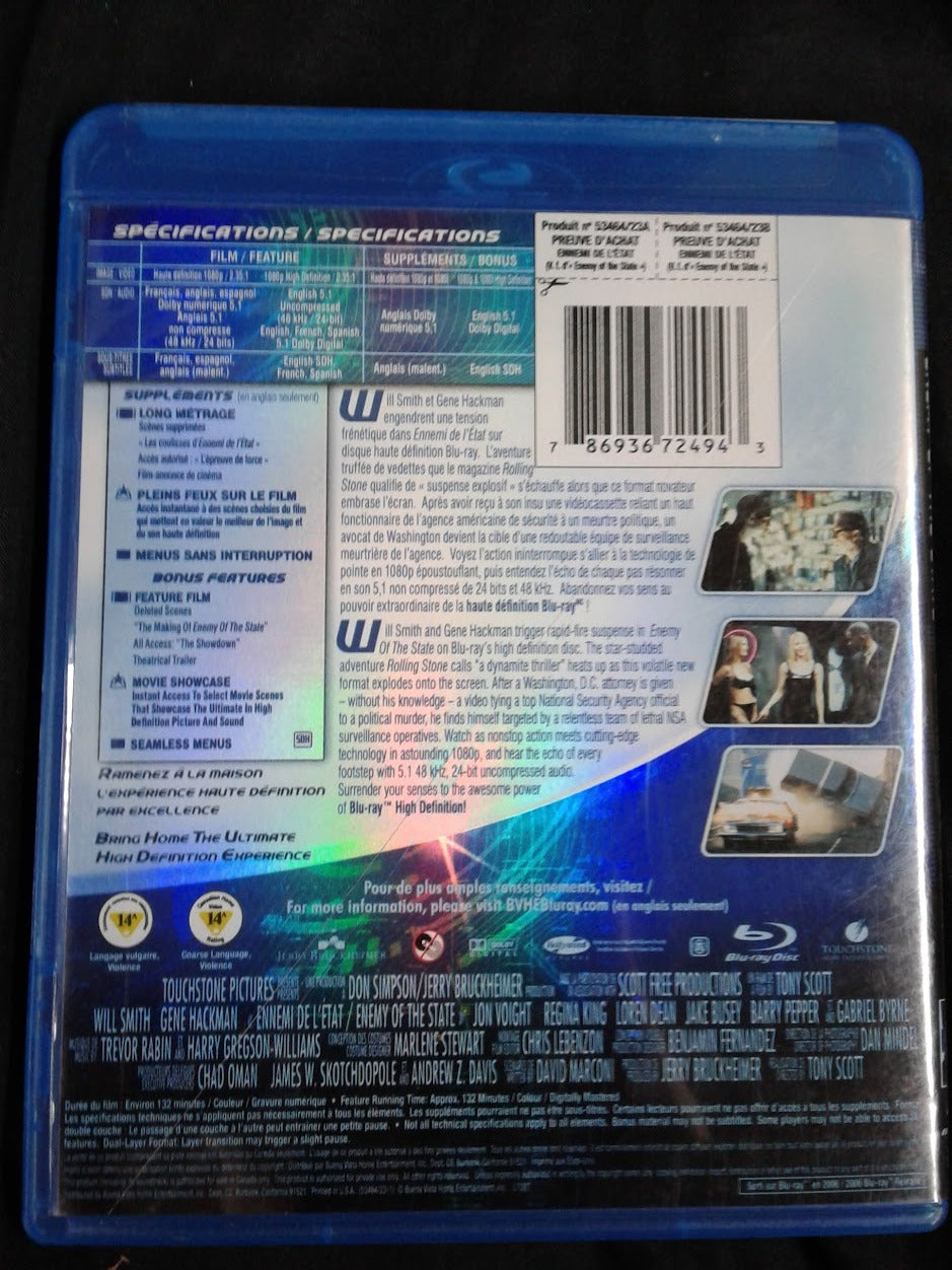 Blu ray Ennemi de l'état