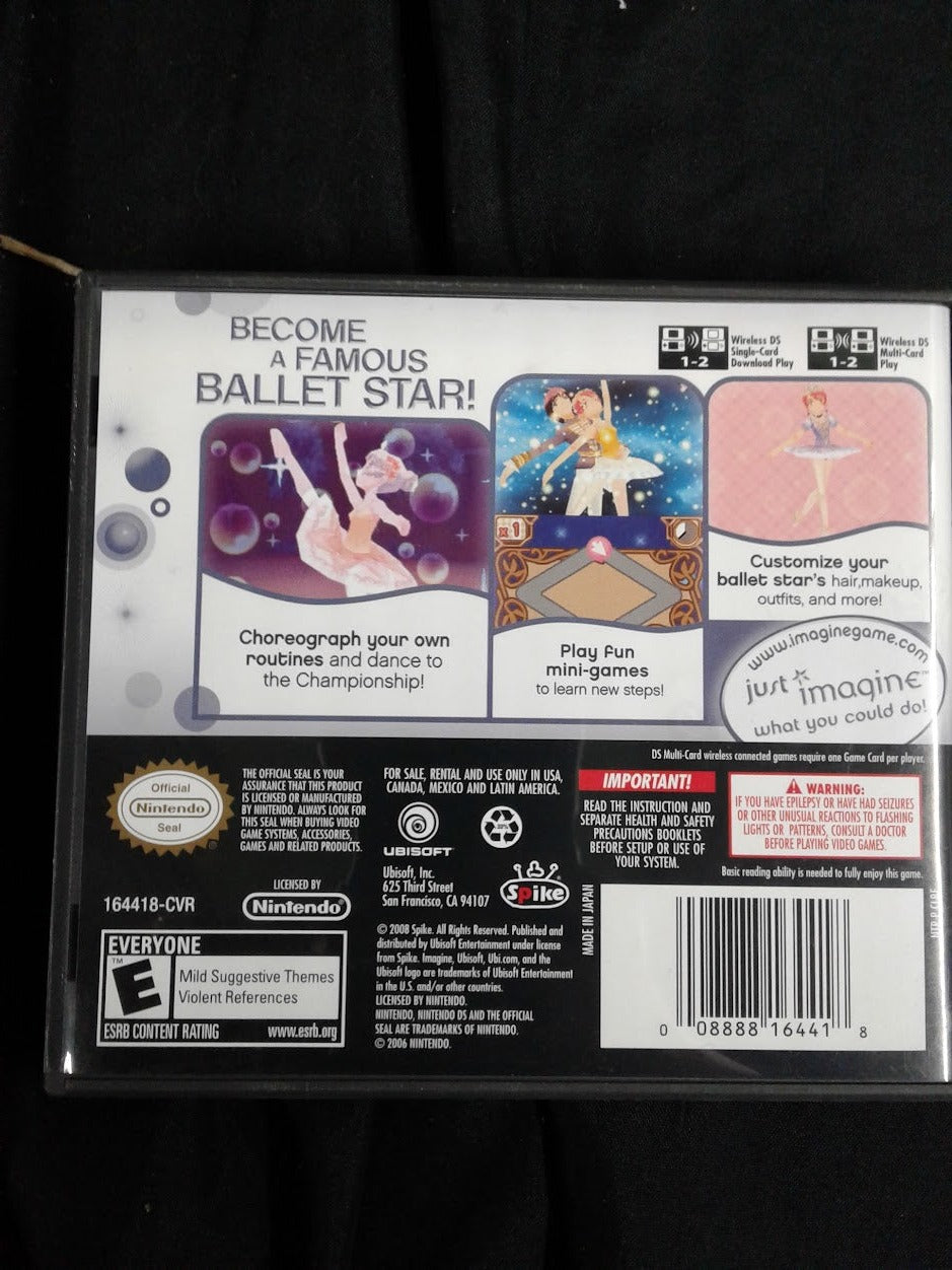DS Nintendo Imagine ballet star