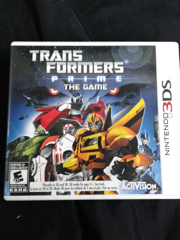 DS Nintendo Transformers Prime the game