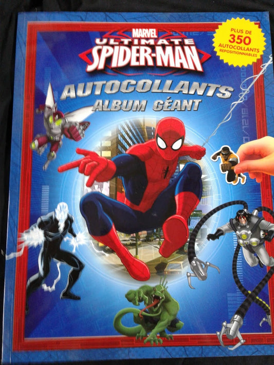 Album géant autocollants Spider-man
