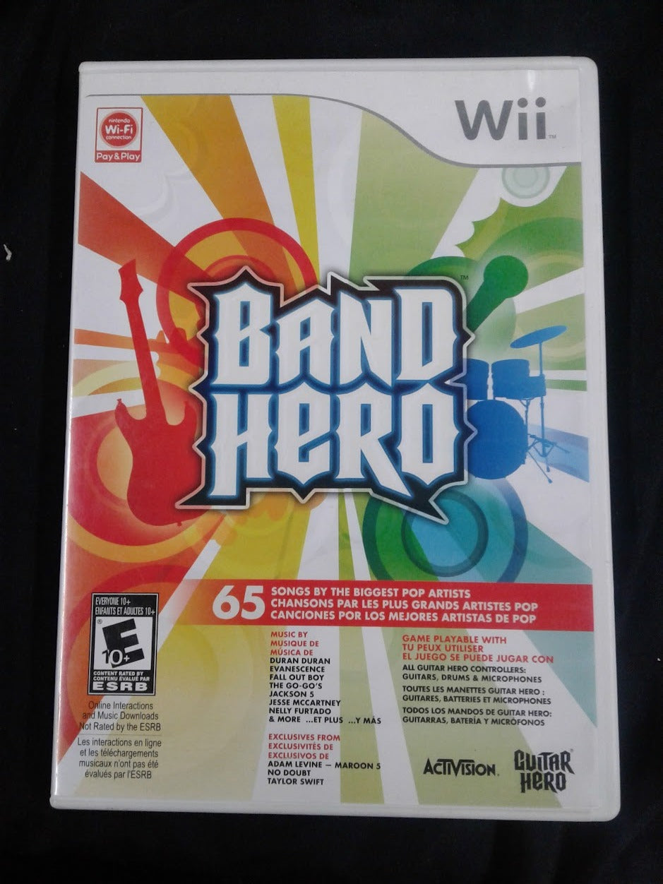 Wii Band hero