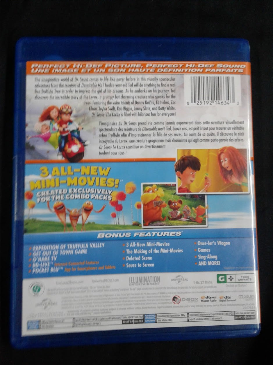 Blu ray Le Lorax