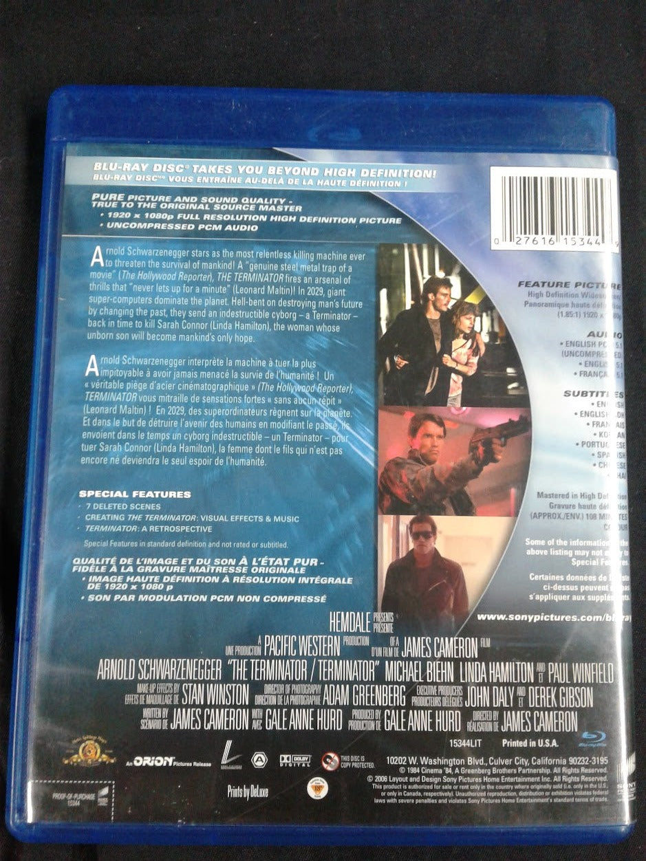 Blu ray Terminator