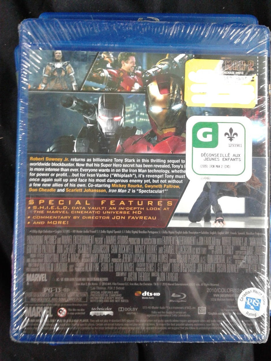 Blu ray Iron man 2