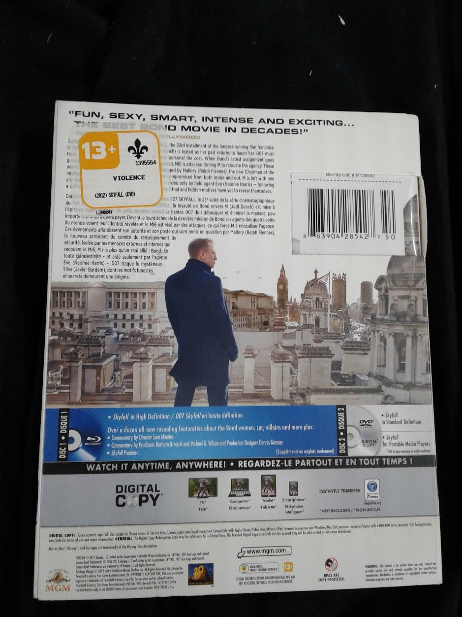 Blu ray 007 Skyfall