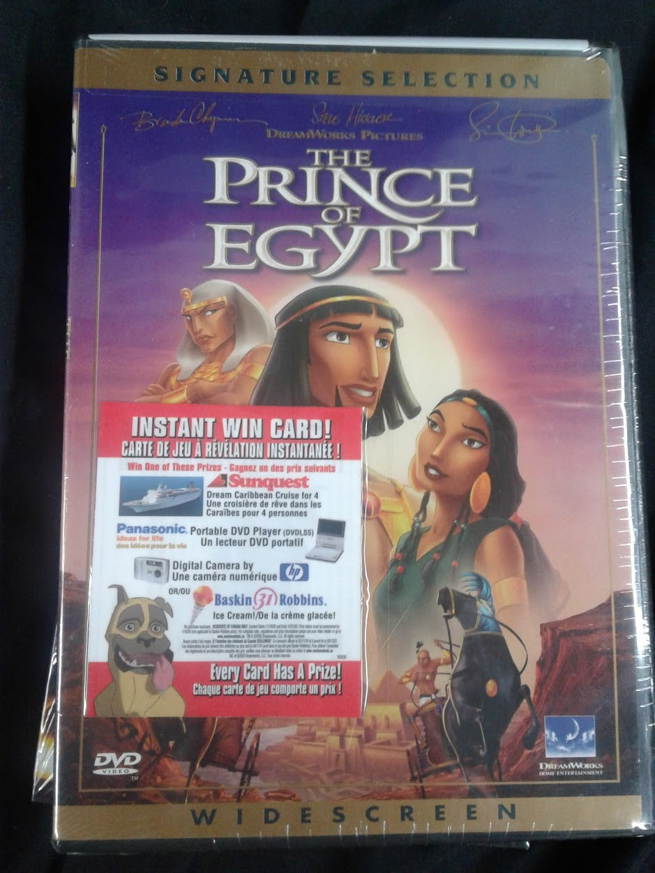 DVD Prince d'Égypte Anglais