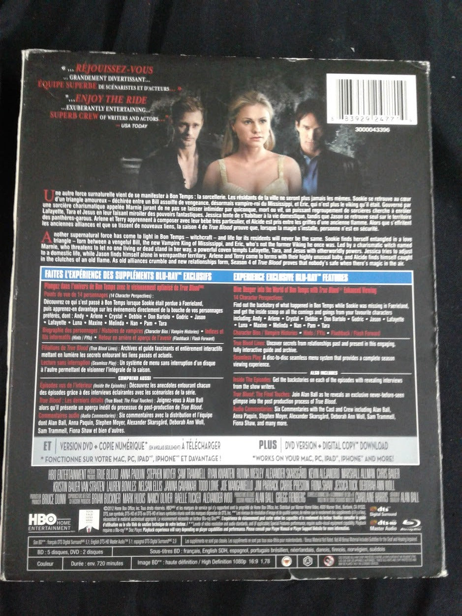 Blu ray True blood saison 4