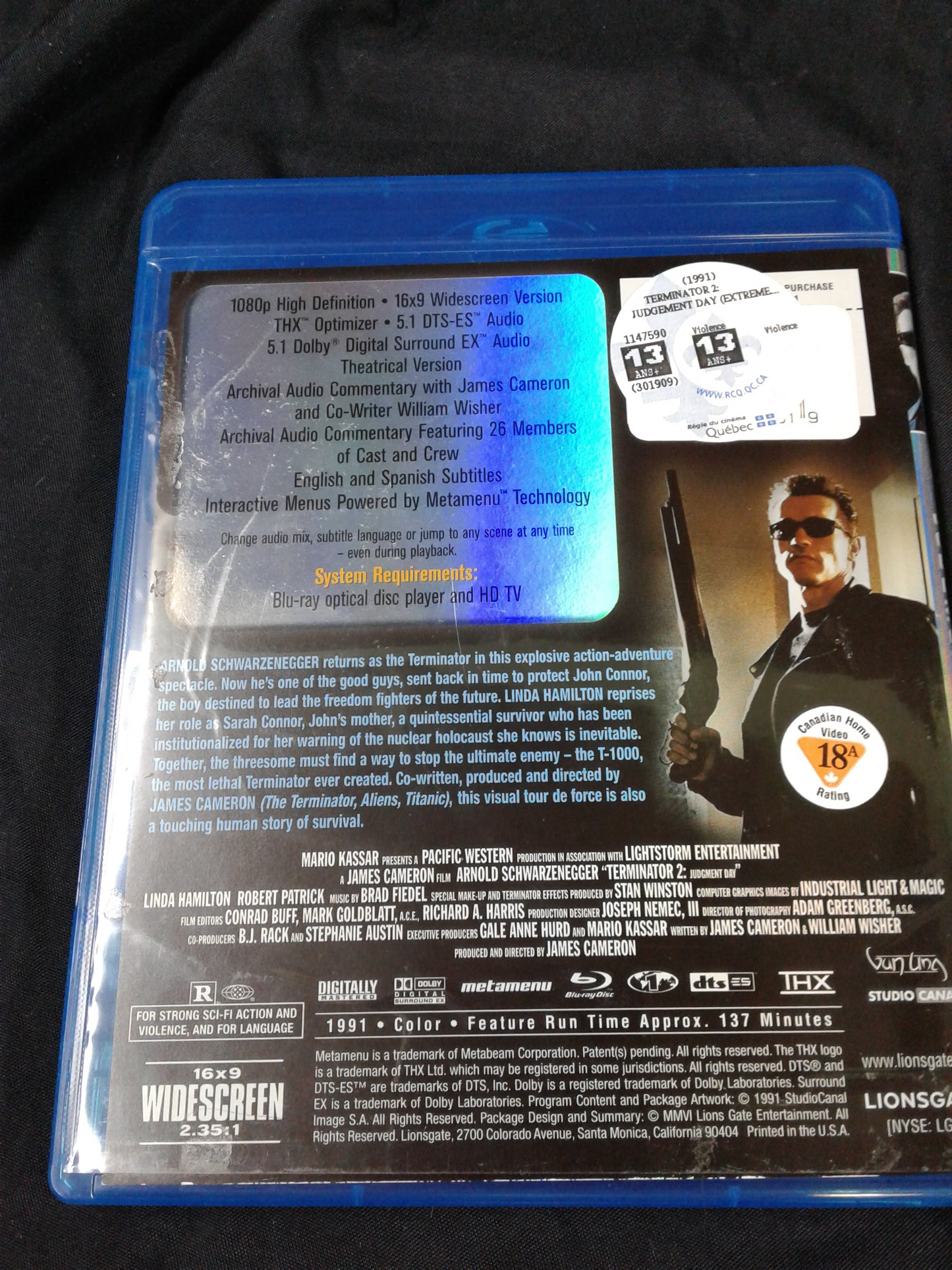 Blu-Ray Terminator 2 Jour du jugement